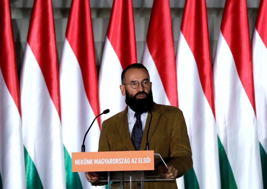 Fotografija: József Szájer velja za avtorja določila ustave, po katerem Madžarska varuje »institucijo zakonske zveze kot zvezo moškega in ženske«. FOTO: Bernadett Szabo/Reuters Foto Bernadett Szabo Reuters