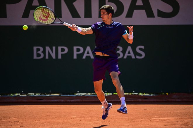 Aljaž Bedene bo želel premagati Argentinca. FOTO: Martin Bureau/AFP