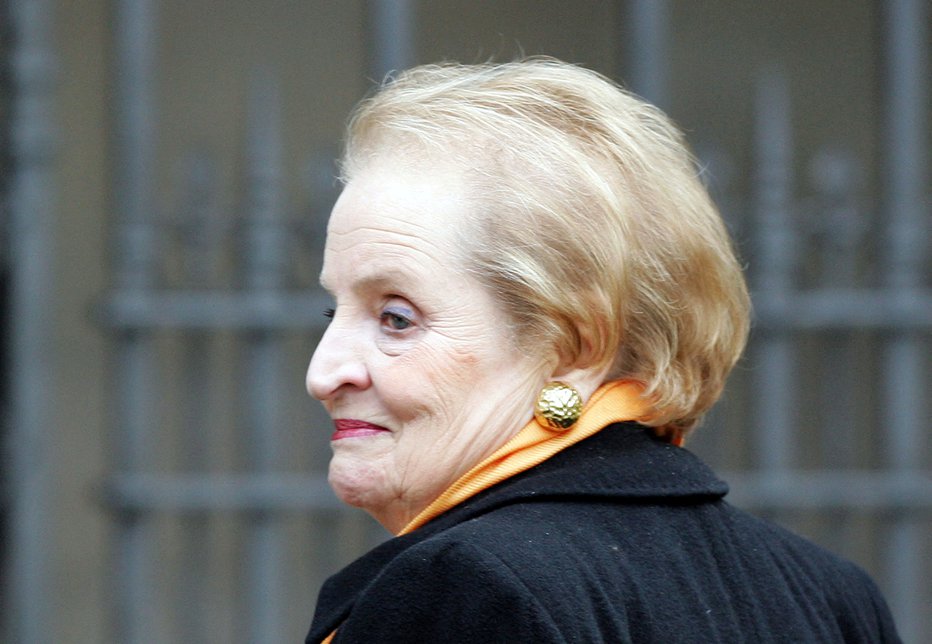 Fotografija: Madeleine Albright. FOTO: Stephen Hird, Reuters
