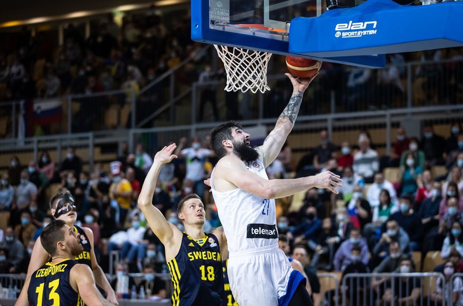 Fotografija: Žiga Dimec ne bo več igral za Olimpijo. FOTO: Fiba
