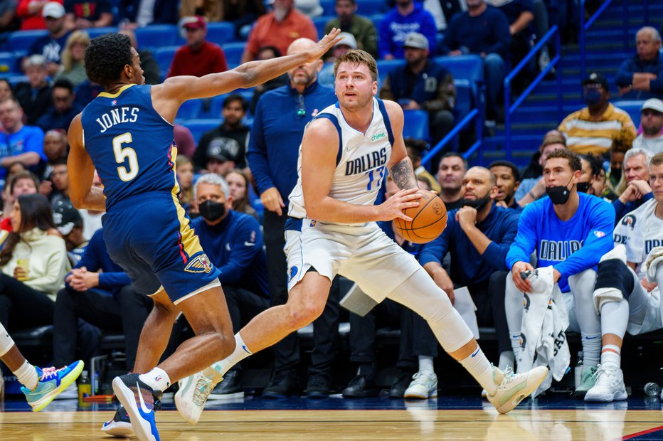 Fotografija: Luka Dončić je bil ponovno najboljši strelec Dallasa. FOTO: Andrew Wevers/USA Today Sports
