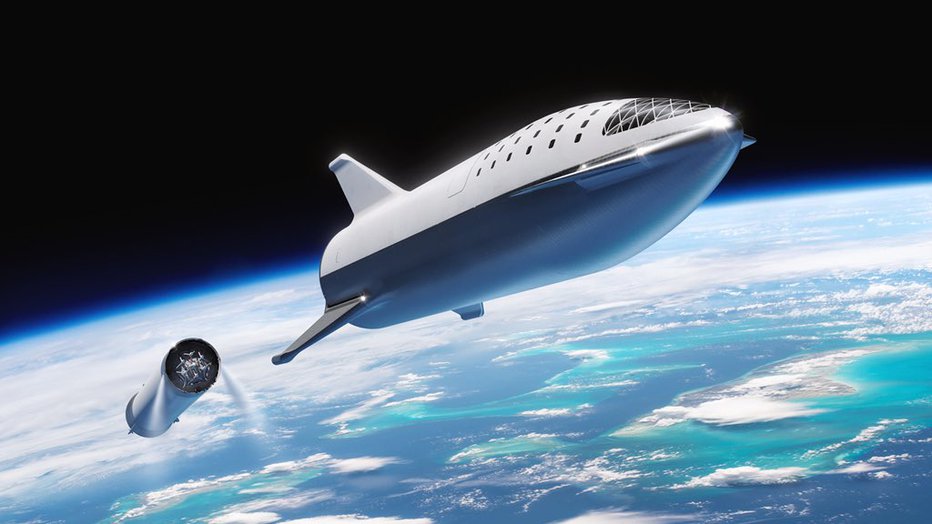 Fotografija: BFR je zdaj Starship. FOTO: SpaceX