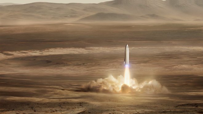 Musk meni, da bi Mars lahko bil naš novi dom. FOTO: SpaceX/AP