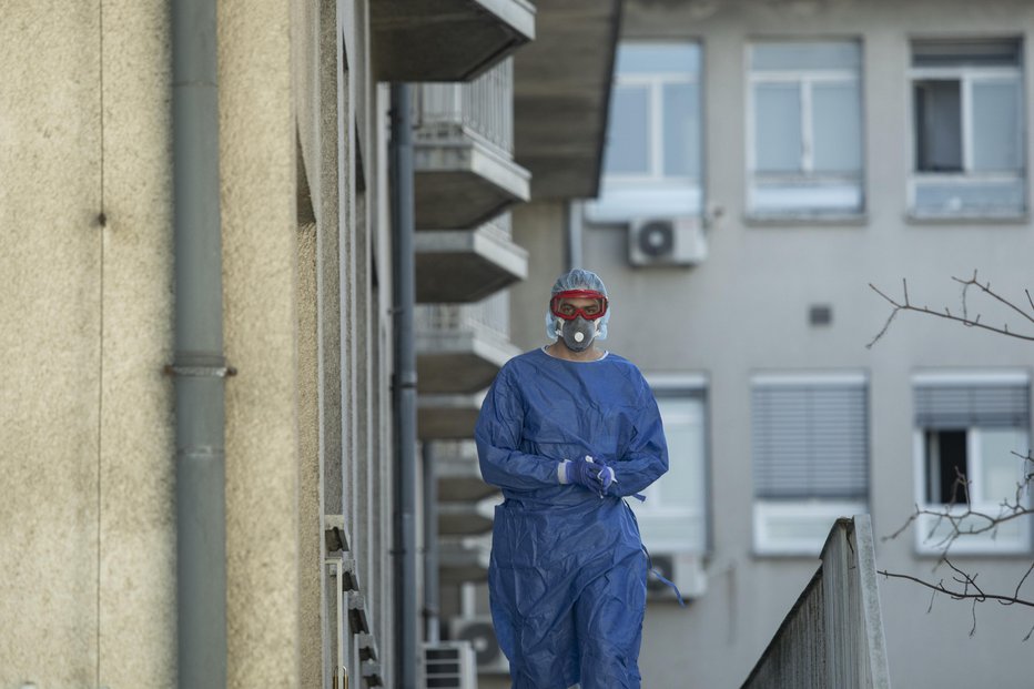 Fotografija: Infekcijska klinika v Ljubljani. FOTO: Voranc Vogel/Delo