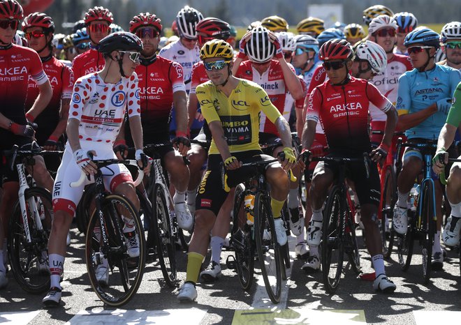 Na štartu 18. etape. FOTO: Benoit Tessier/Reuters