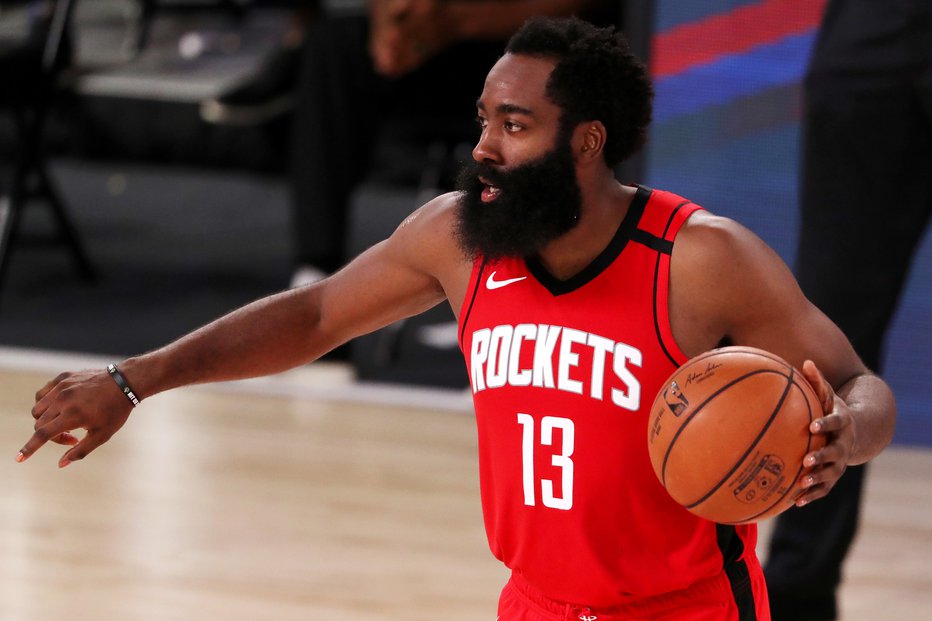 Fotografija: James Harden je uspel izsiliti odhod iz Houstona, za katerega je igral od leta 2012. FOTO: Mike Ehrmann/AFP