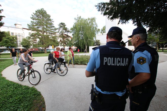 Protest v Murski soboti. FOTO: Jože Pojbič