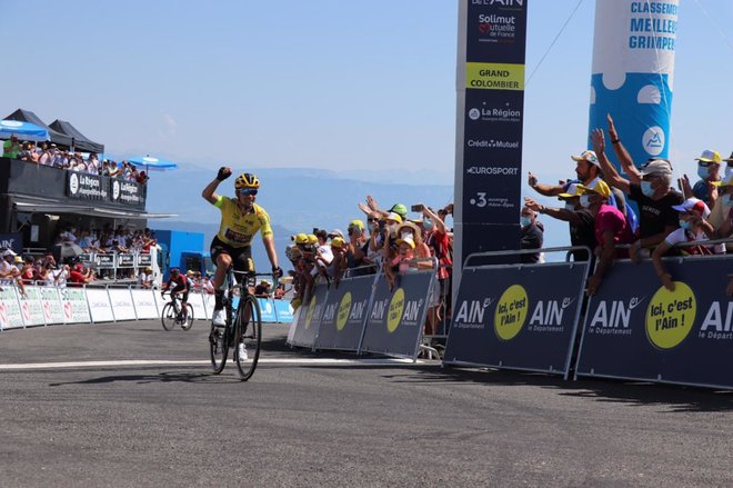 Primož Roglič je na dirki Tour de l'Ain slavil prepričljivo zmago. FOTO: Tour de l'Ain