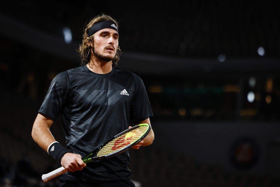 Fotografija: Stefanos Tsitsipas je pokazal izjemen tenis, ampak njegova leta šele prihajajo. FOTO: Thomas Samson/AFP