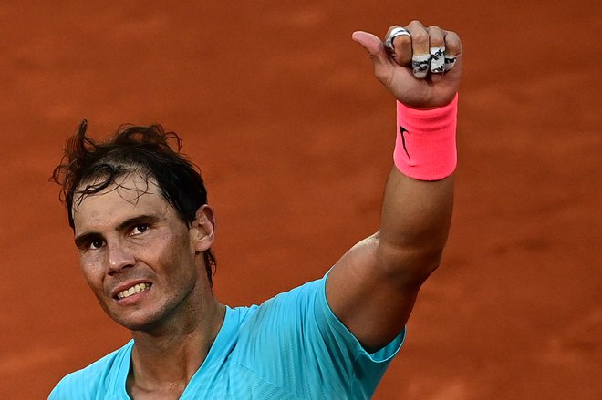 Rafael Nadal ne popušča. FOTO: Martin Bureau/AFP