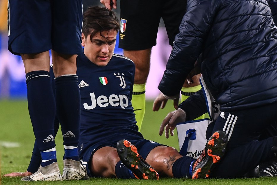 Fotografija: Paulo Dybala jo je skupil včeraj na tekmi s Sassuolom. FOTO: Marco Bertorello/AFP