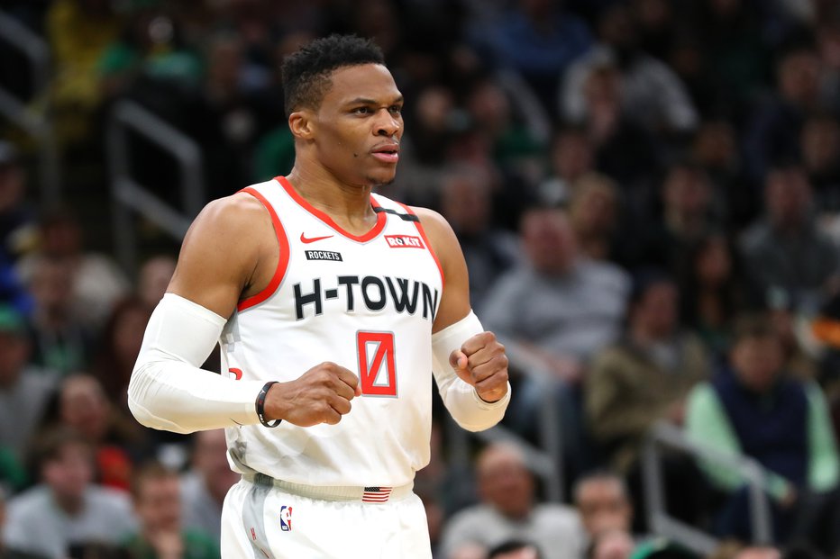 Fotografija: Russell Westbrook je v Houstonu zdržal le eno sezono. FOTO: Maddie Meyer/AFP