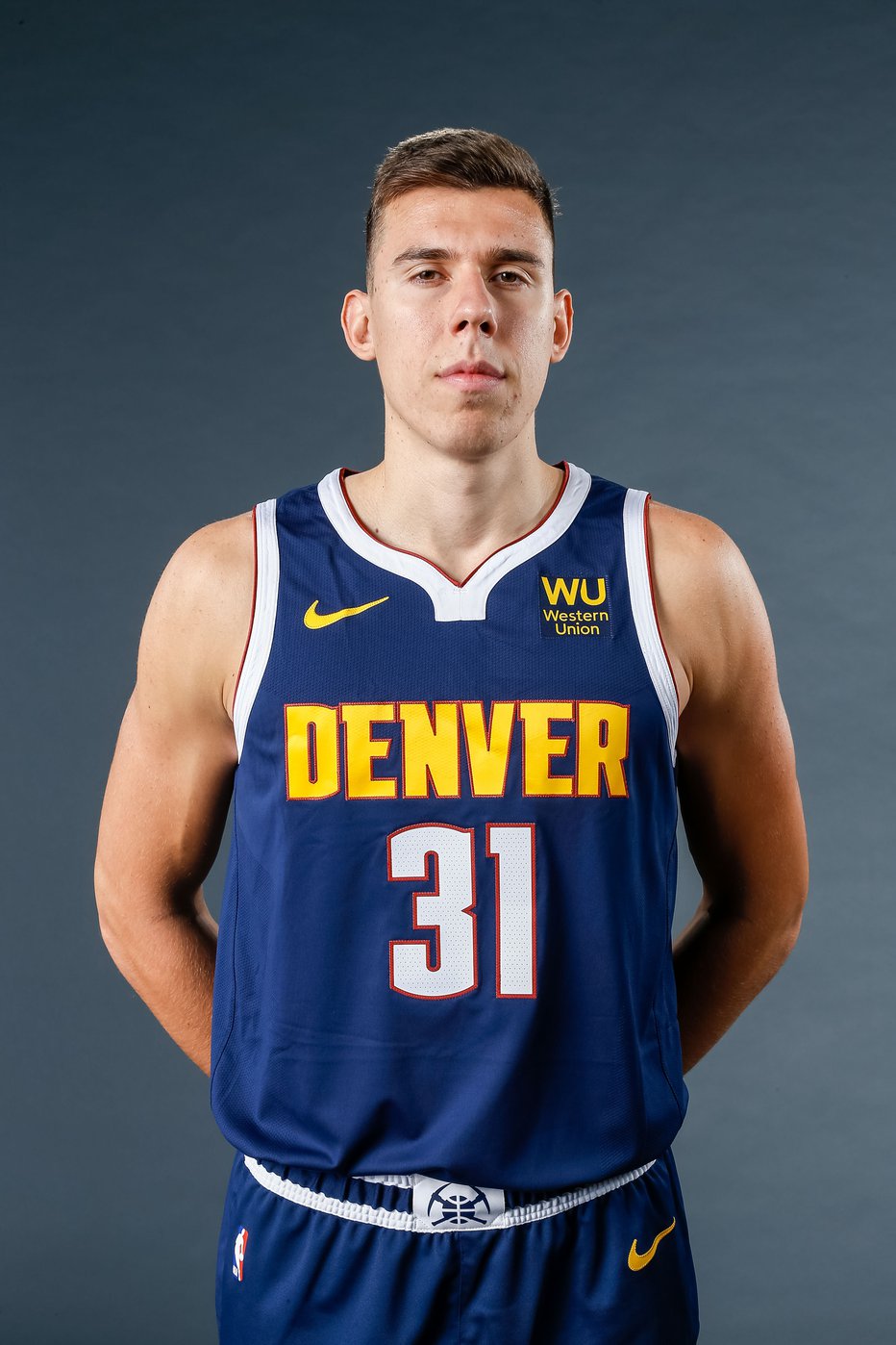 Fotografija: Sep 30, 2019; Denver, CO, USA; Denver Nuggets forward Vlatko Cancar (31) during media day at the Pepsi Center. Mandatory Credit: Isaiah J. Downing-USA TODAY Sports - 13444847 [avtor:USA TODAY USPW]