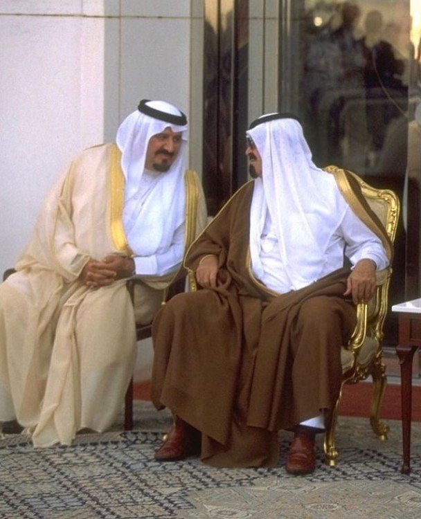 Fotografija: Sultan bin Albdulaziz Al Saud (levo) je umrl, preden je bilo letalo končano. FOTO: Wikipedia
