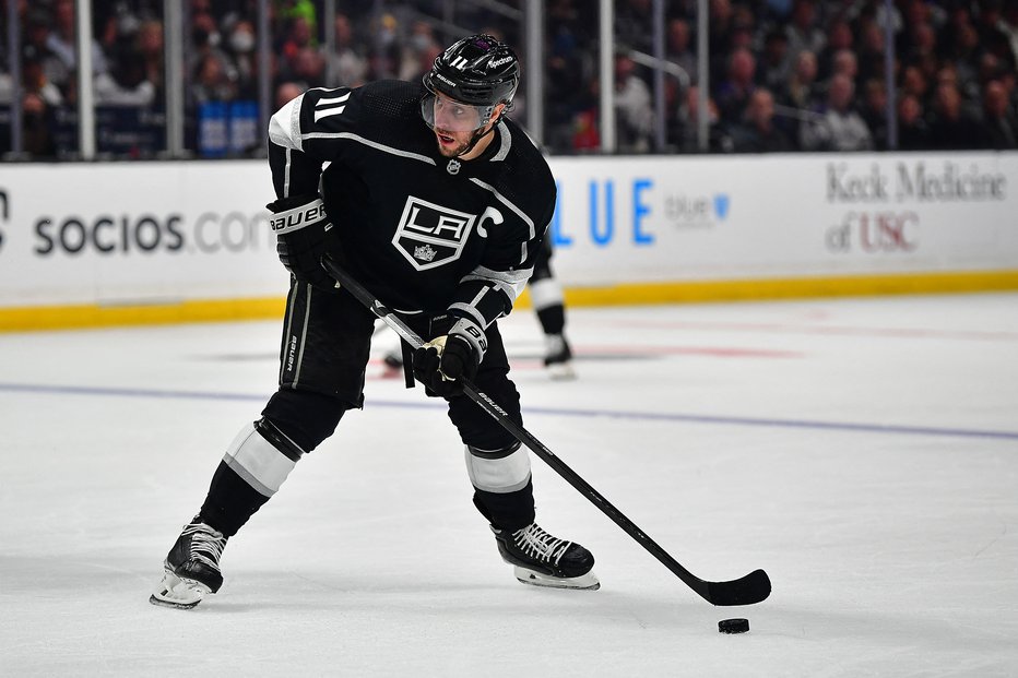 Fotografija: Anže Kopitar ni skrival razočaranja po porazu. FOTO: Gary A. Vasquez/USA Today Sports
