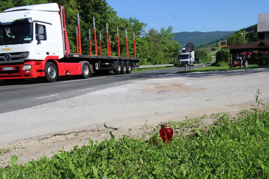 Fotografija: Tu je obležal. FOTO: Jakše Gazvoda Tanja
