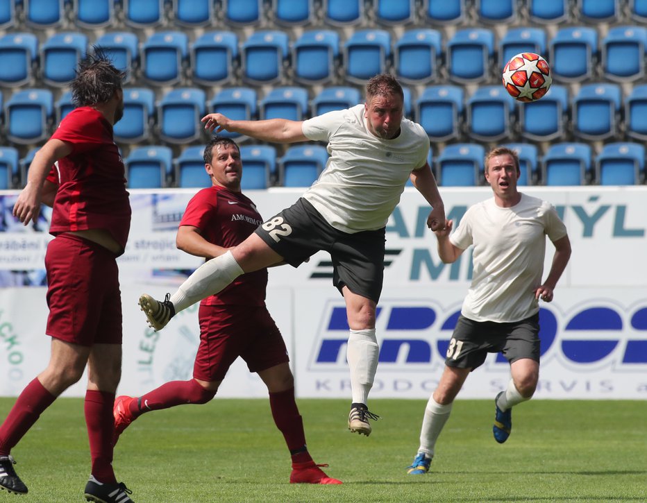 Fotografija: Gorazd Šunko je prvi zadel v polfinalu.
