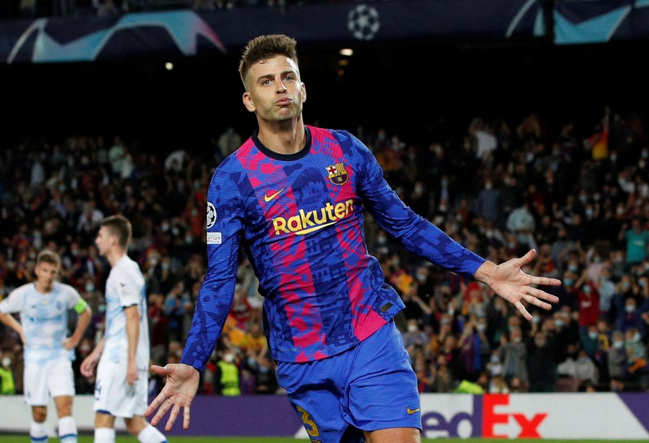 Fotografija: Gerard Pique. FOTO: Albert Gea, Reuters
