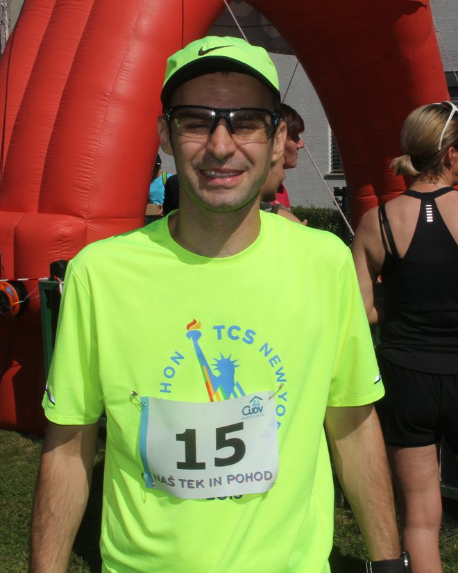 Željko Najdek je pretekel maraton v New Yorku. FOTO: Boštjan Fon
