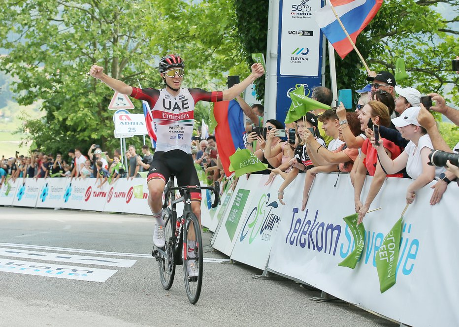 Fotografija: Tadej Pogačar. FOTO: Jože Suhadolnik
