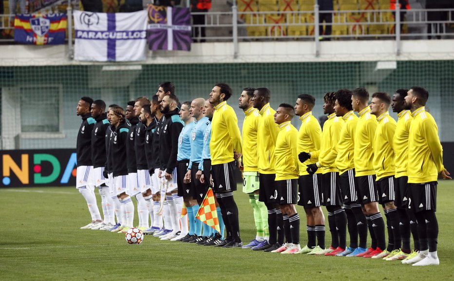 Fotografija: Nogometaši Šerifa, ki jih je vodil trener Jurij Vernidub, so jeseni senzacionalno zmagali v Madridu. FOTO: Gleb Garanich/Reuters
