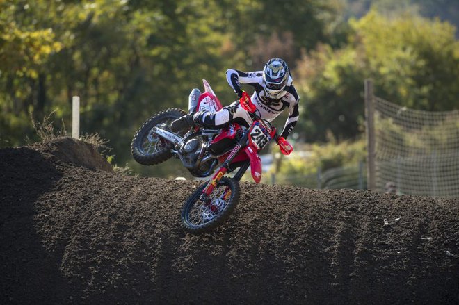 Tim Gajser ima lepo priložnost za osvojitev petega naslova evropskega prvaka. FOTO: Honda Racing
