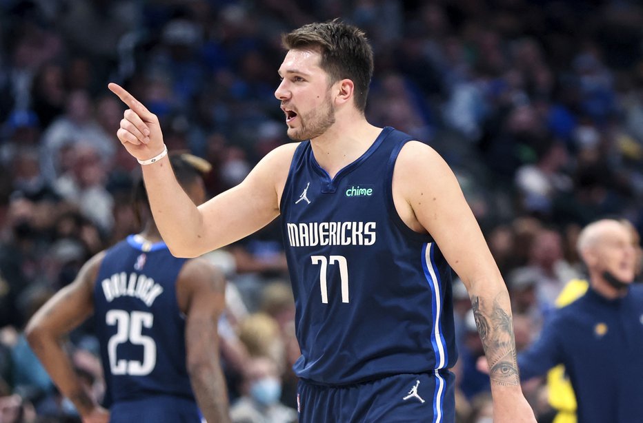 Fotografija: Luka Dončić je bil prvo ime tekme med Dallasom in Indiano. FOTO: USA Today Sports
