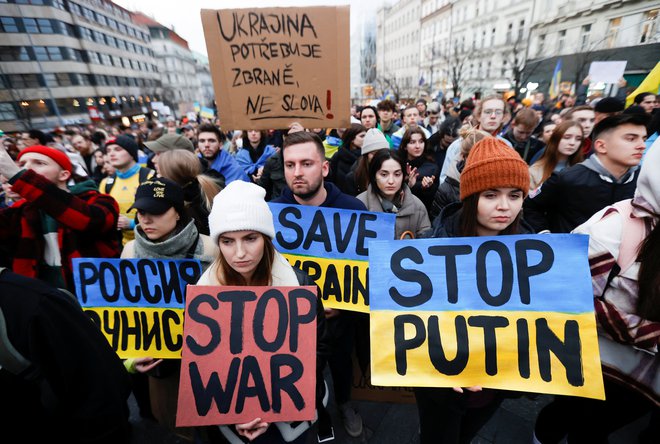 Protest na Češkem. FOTO: David W Cerny/Reuters
