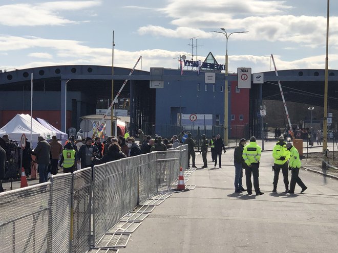 Na slovaško-ukrajinski meji v kraju Vyšné Nemecké. FOTO: A. V.
