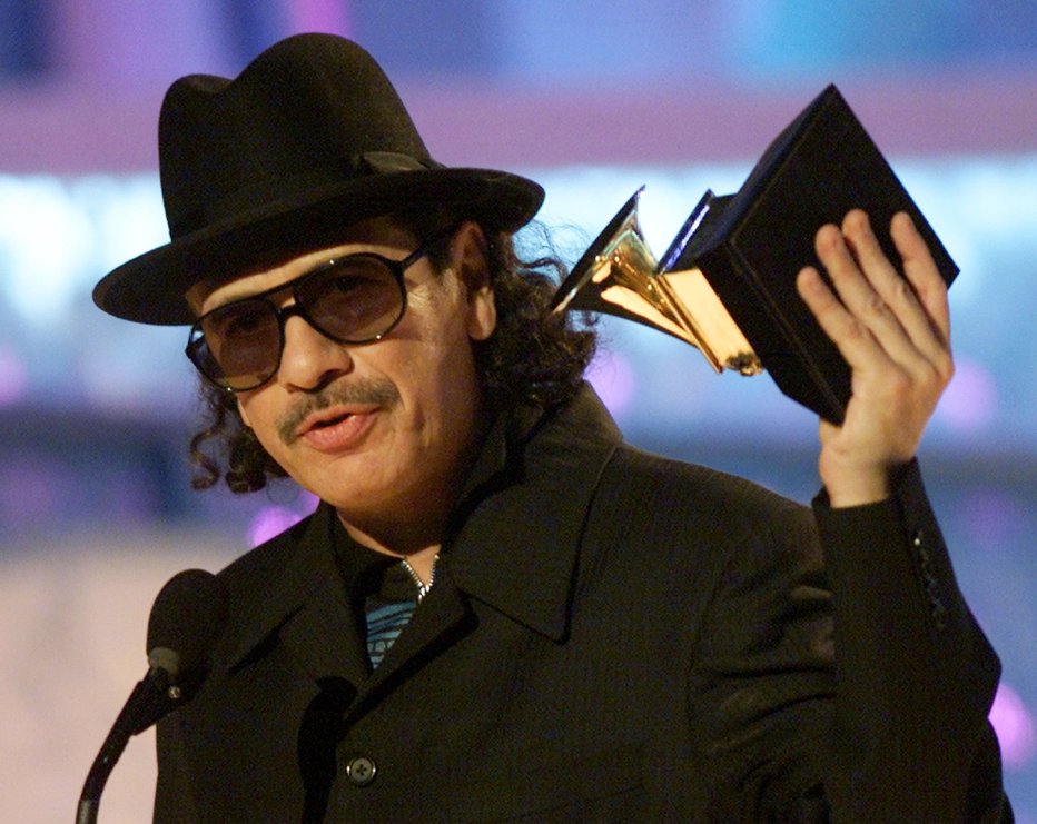 Fotografija: Carlos Santana. FOTO: Gary Hershorn, Reuters
