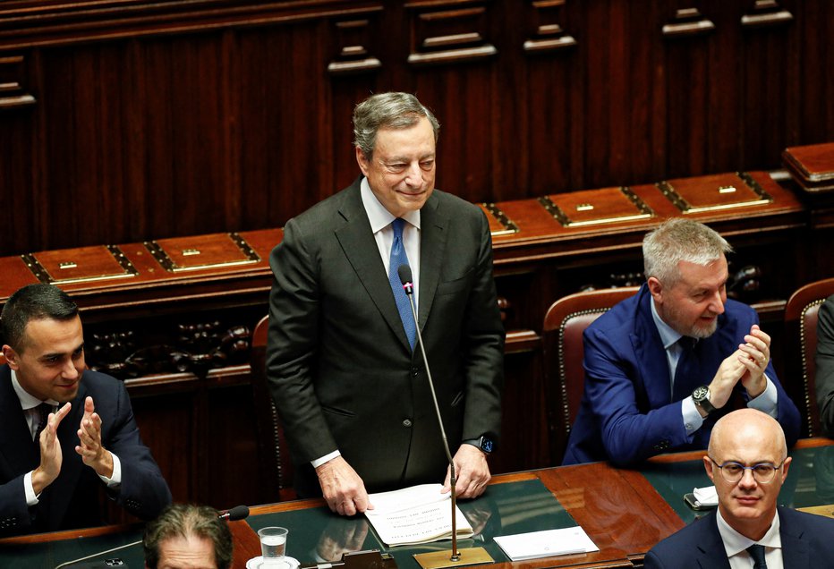 Fotografija: Mario Draghi. FOTO: Remo Casilli, Reuters
