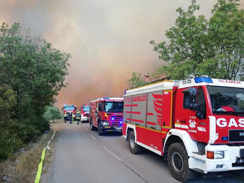 Fotografija: FOTO: Matjaž Marušič, Gasilska enota Nova Gorica
