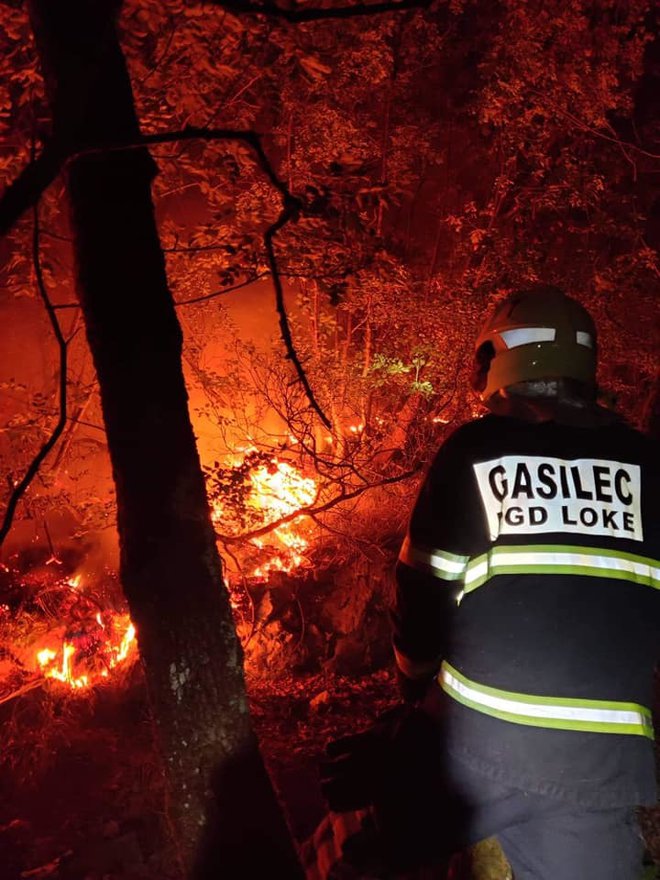 Tisoč gasilcev je vsak dan v ognjenem žrelu. FOTO: Pgd Loke
