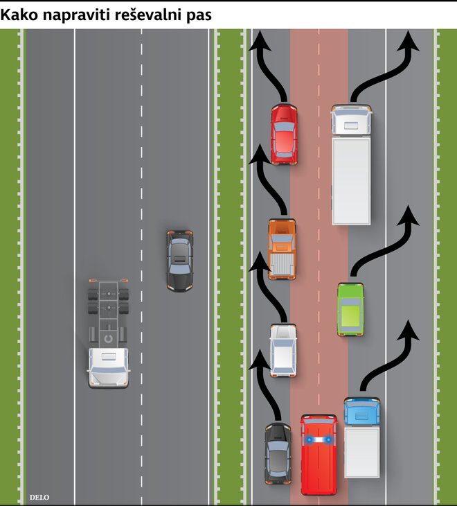 Reševalni pas. FOTO: Infografika
