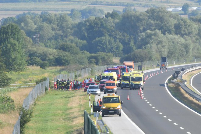 Voznik je verjetno zaspal za volanom. FOTO: Vjeran Žganec Rogulja, Pixsell
