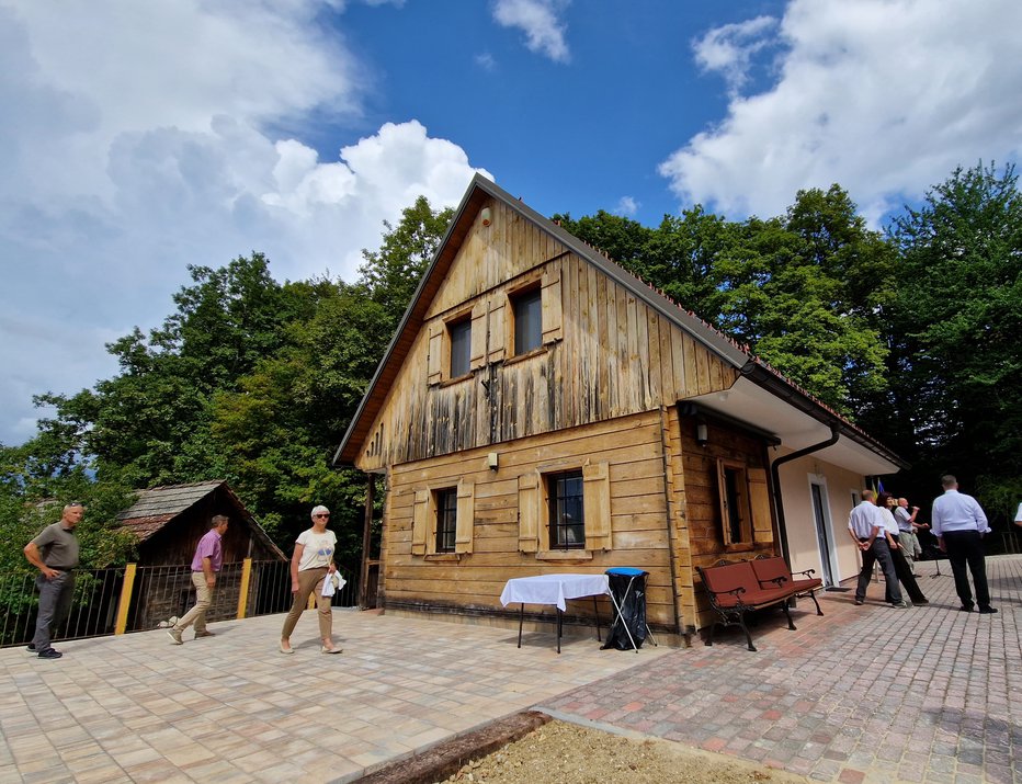 Fotografija: V kleti nove Golčeve hiše je velika klet, namenjena majol'kam. Foto: Tanja Jakše Gazvoda
