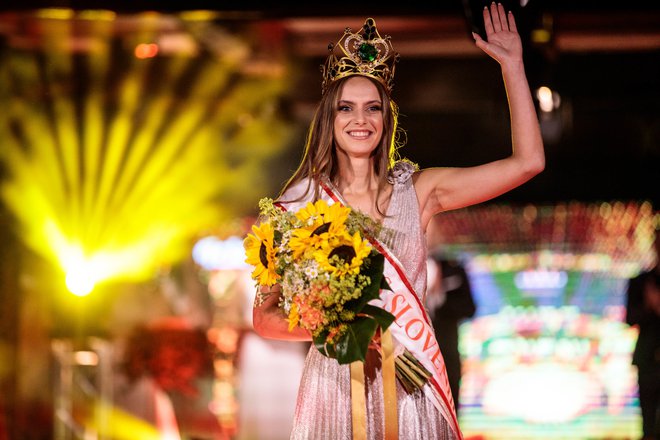 Miss Slovenije 2022 je na prireditvi v Braslovčah postala 23-letna Vida Milivojša iz Ljubljane. FOTO: Sandi Fišer
