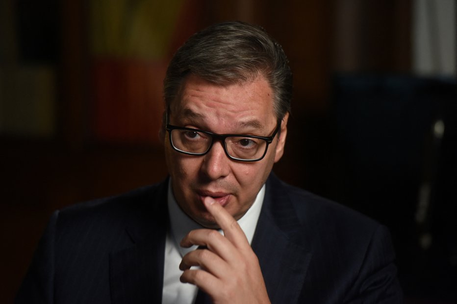 Fotografija: Srbski predsednik Aleksandar Vučić ni optimističen glede prihodnosti. FOTO: Zorana Jevtic, Reuters
