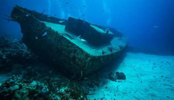 Fotografija: Ledene gore je preživela, uničil jo je torpedo. FOTO: Univerza Bangor
