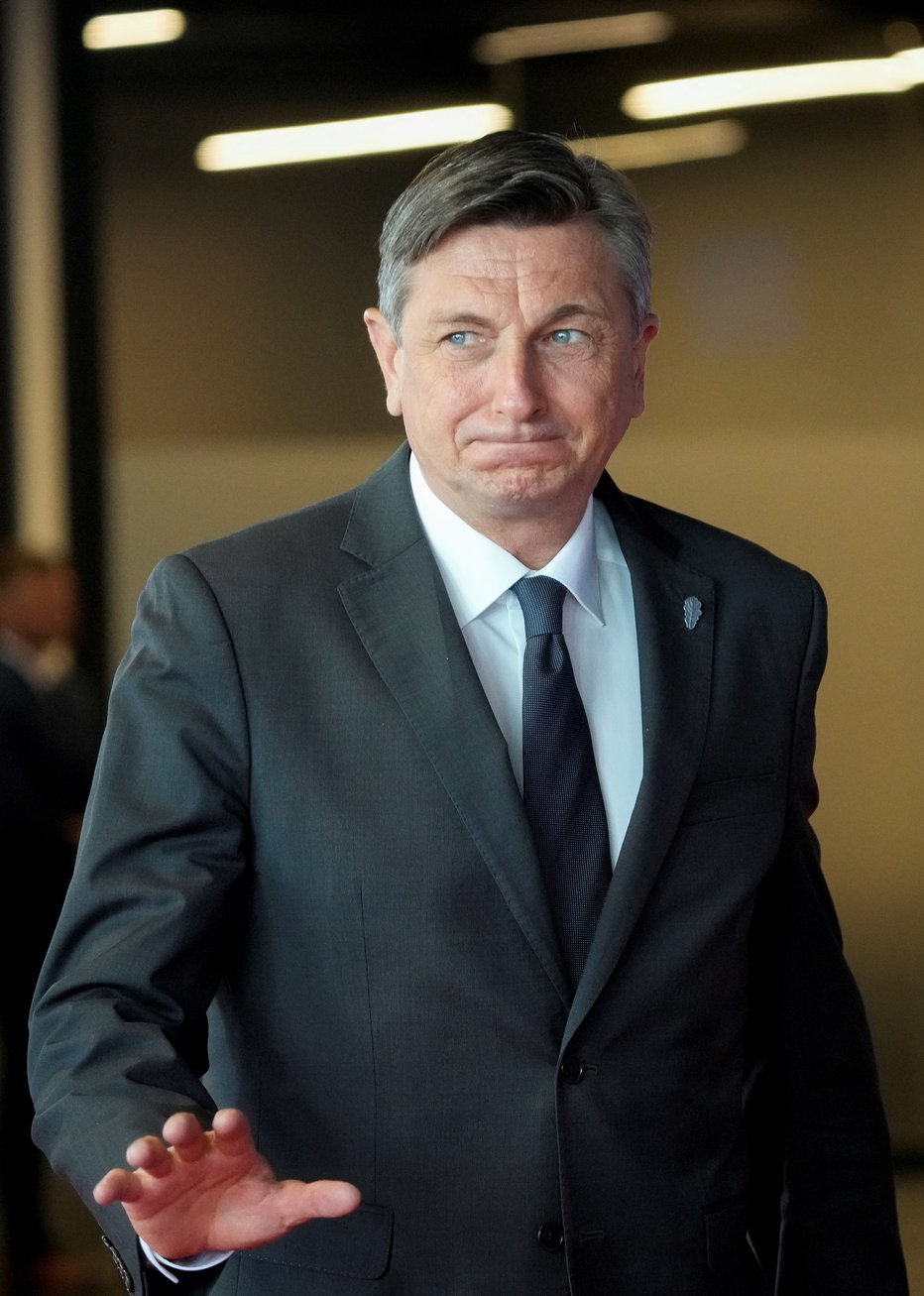 Fotografija: Borut Pahor se poslavlja od predsedniške funkcije. FOTO: Ints Kalnins, Reuters
