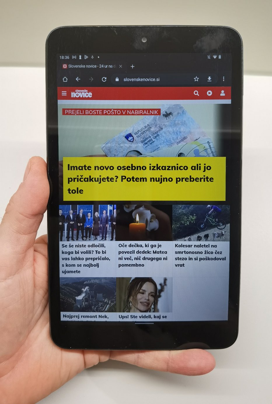 Fotografija: Nokia T10 je namenjena enostavnim spletnim opravilom in gledanju videa.
