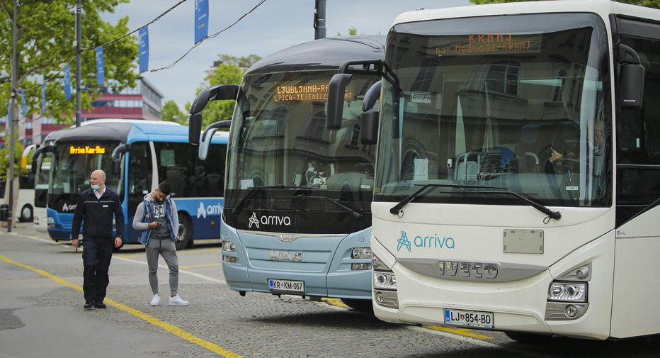 Fotografija: Voznika avtobusa bodo ovadili (simbolična fotografija). FOTO: Jože Suhadolnik
