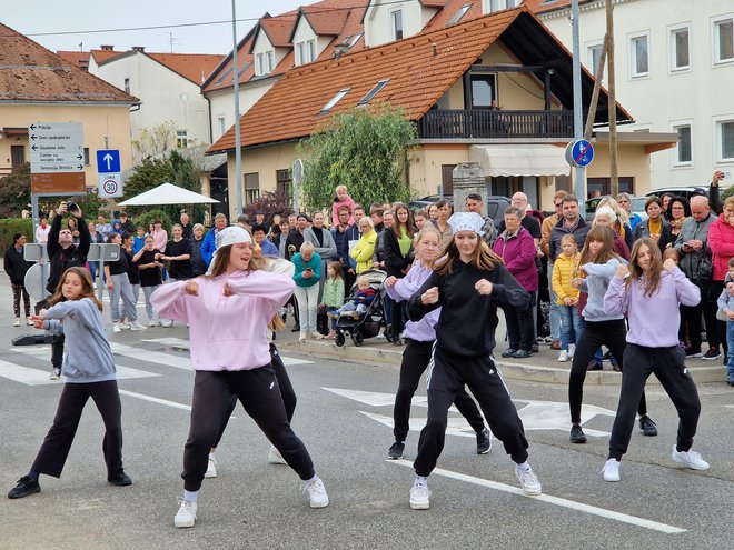 Zaplesale so tudi plesalke Plesnega društva Imani. 
