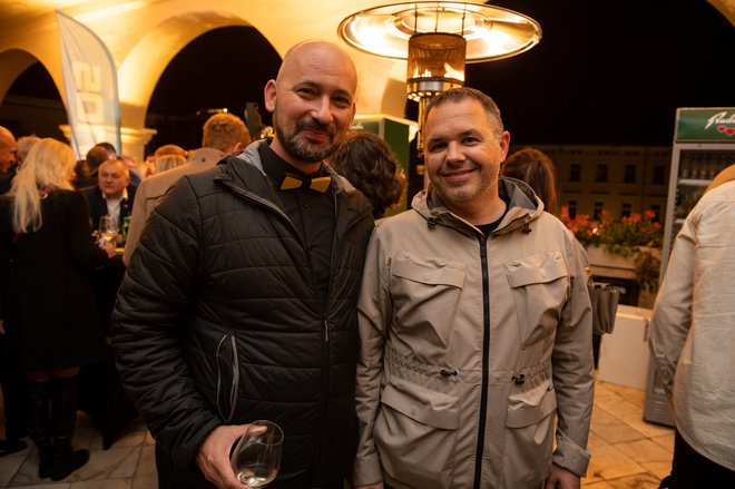 Srečko Štagar, koordinator dogodkov Zavoda za turizem Kranj, in Jure Struc, direktor Zavoda za turizem Maribor.
