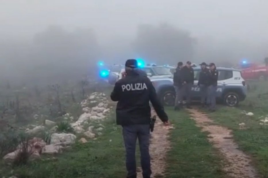 Fotografija: Zaradi slabe vidljivosti reševalci niso imeli lahkega dela. FOTO: Foggia Today
