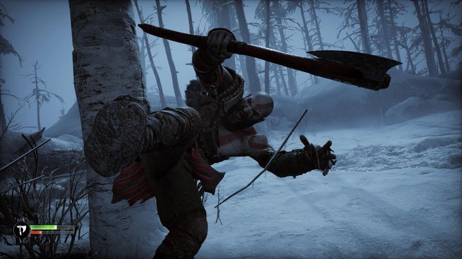 Kratos s svojo legendarno sekiro. Čeprav je dejansko polbog, ni neranljiv. FOTO: Staš Ivanc
