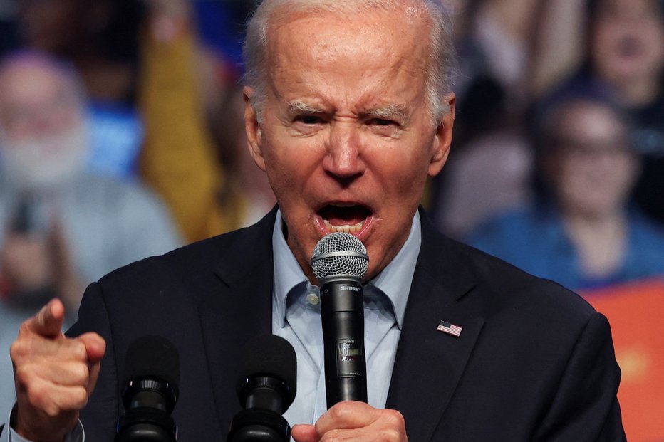 Fotografija: Joe Biden Ukrajini ne bo poslal letalnikov. FOTO: Hannah Beier, Reuters
