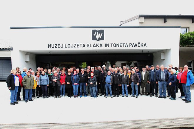 Člani in simpatizerji OZVVS Sevnica FOTO: Drago Slukan
