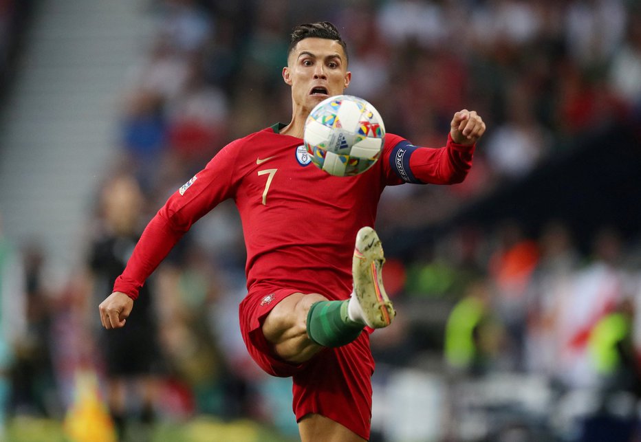 Fotografija: S Portugalsko je bil Ronaldo evropski prvak leta 2016, v sezoni 2018/2019 je osvojil ligo narodov. Foto: Reuters
