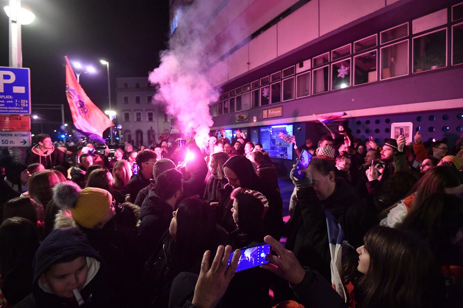 Fotografija: Zagreb - Svečani sprejem za hrvaške nogometašev v Zagrebu. FOTO: Marko Lukunic/PIXSELL FOTO: Marko Lukunic/pixsell Pixsell
